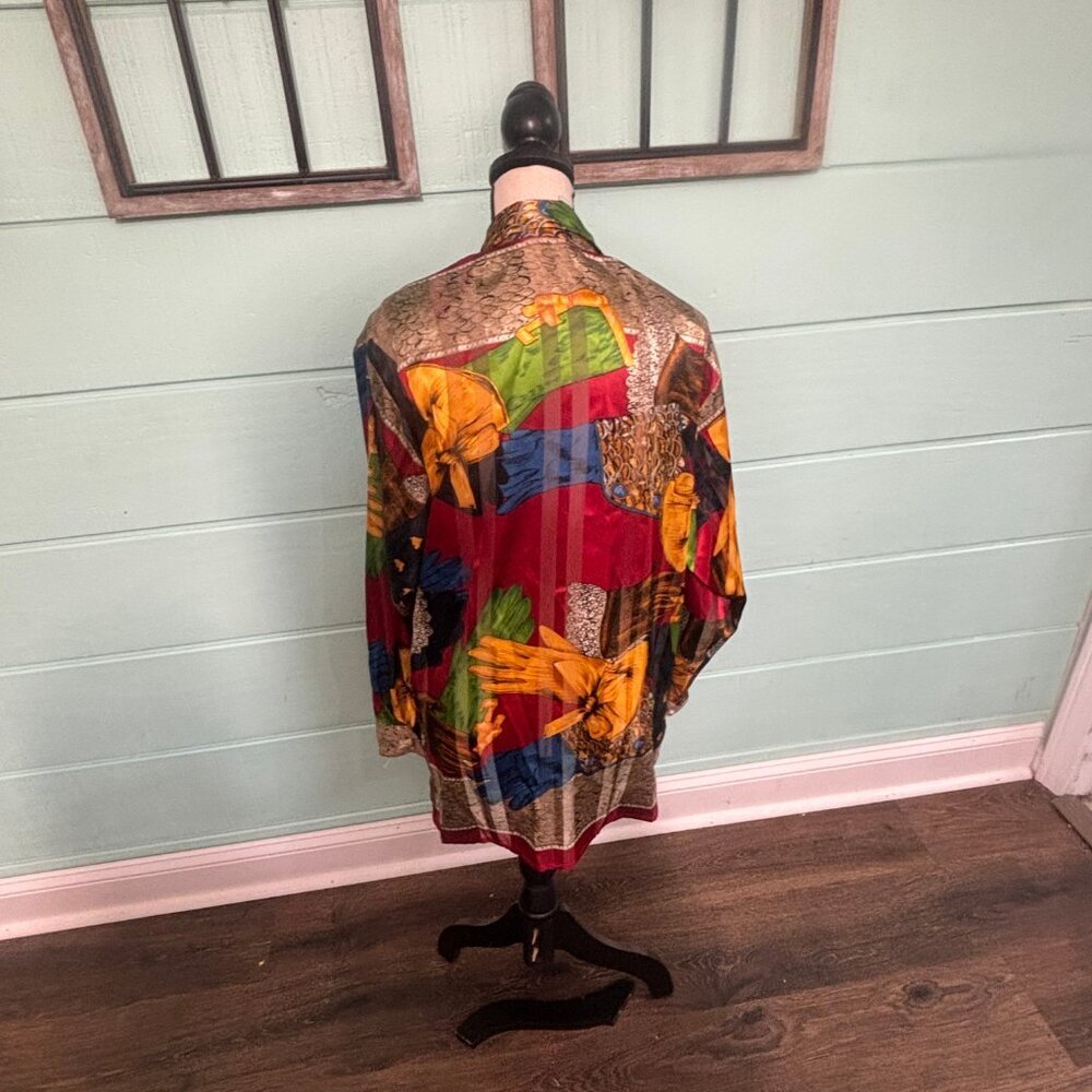 Vintage Gantos Multi-Colored Blouse - Picture 3 of 5